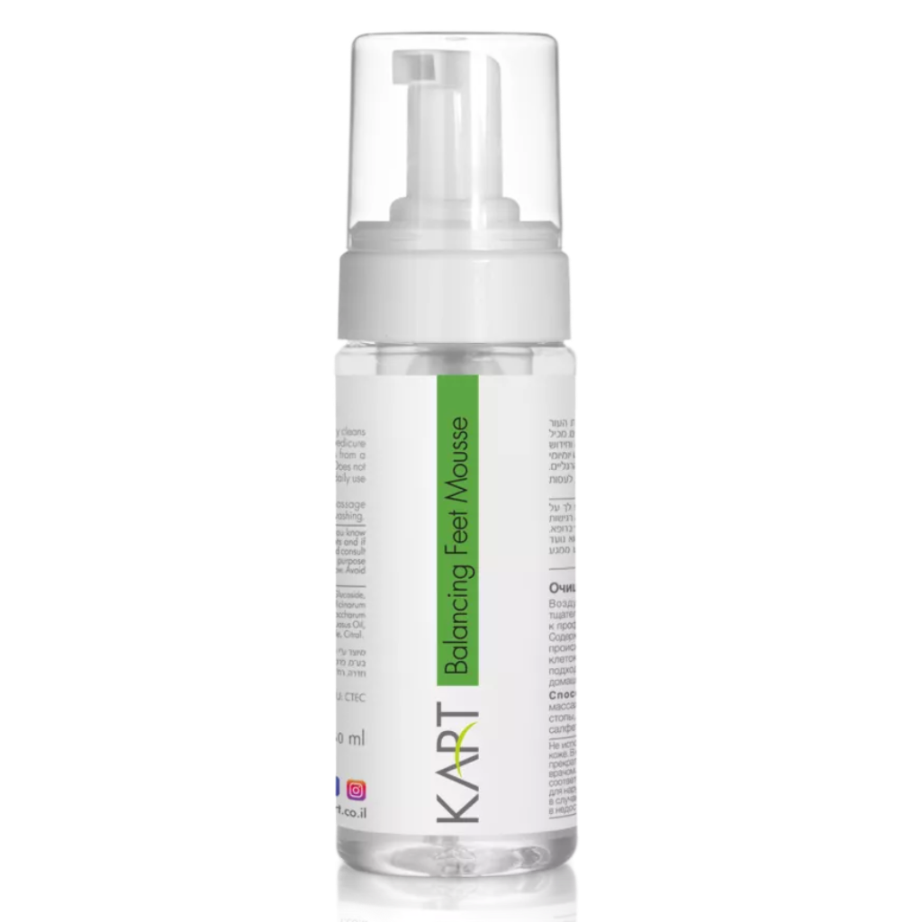 מוס ניקוי מאזן לכף הרגל